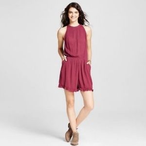 Mossimo Open Back Romper